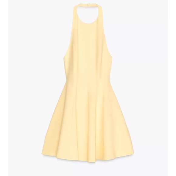 Zara Dresses & Skirts - Zara Light Yellow Backless Dress